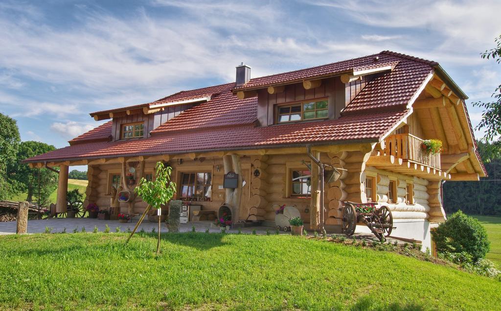 Holzhaus Lugerhof Roding Exterior foto