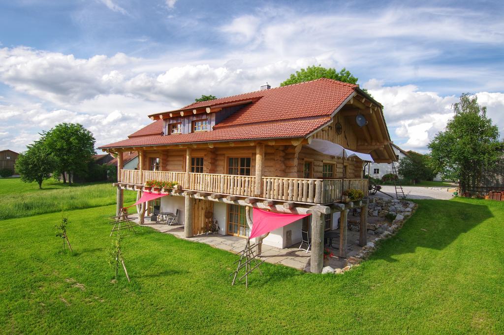 Holzhaus Lugerhof Roding Exterior foto