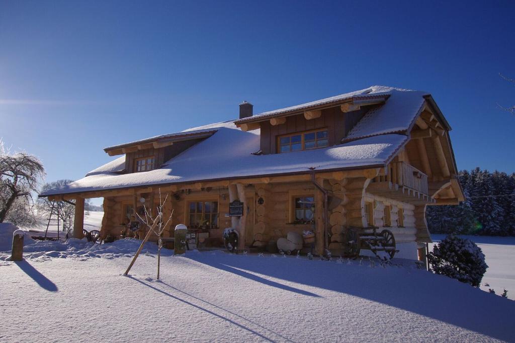 Holzhaus Lugerhof Roding Exterior foto